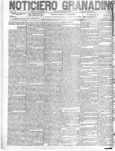 'Noticiero Granadino' - Año XIII Número 4298  - 1916 Febrero 20