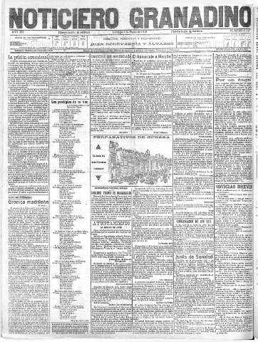 'Noticiero Granadino' - Año XIII Número 4312  - 1916 Marzo 05