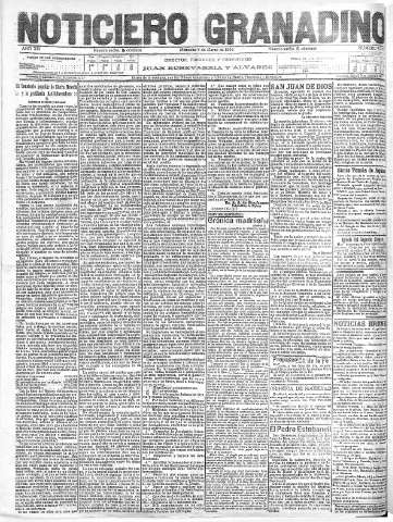 'Noticiero Granadino' - Año XIII Número 4315  - 1916 Marzo 08