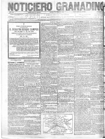 'Noticiero Granadino' - Año XIII Número 4319  - 1916 Marzo 12