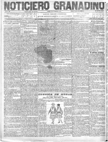 'Noticiero Granadino' - Año XIII Número 4325  - 1916 Marzo 18