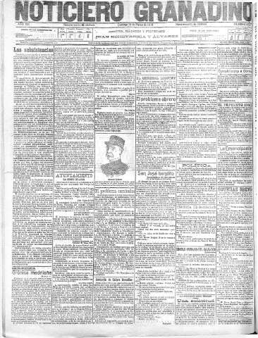 'Noticiero Granadino' - Año XIII Número 4326  - 1916 Marzo 19