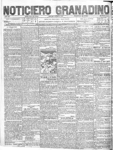 'Noticiero Granadino' - Año XIII Número 4343  - 1916 Abril 05