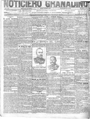 'Noticiero Granadino' - Año XIII Número 4345  - 1916 Abril 07