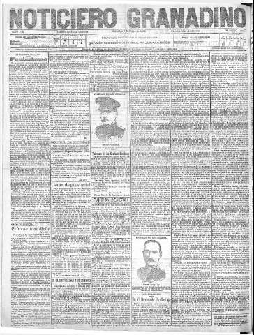 'Noticiero Granadino' - Año XIII Número 4368  - 1916 Mayo 03