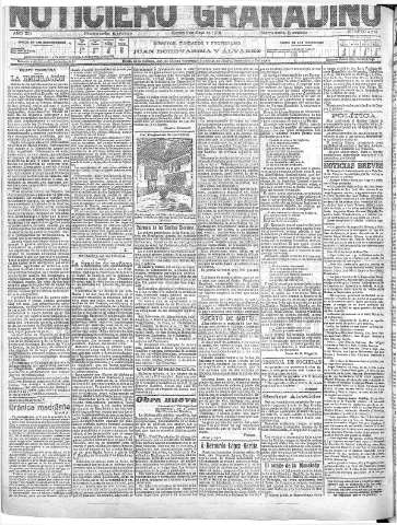 'Noticiero Granadino' - Año XIII Número 4370  - 1916 Mayo 05