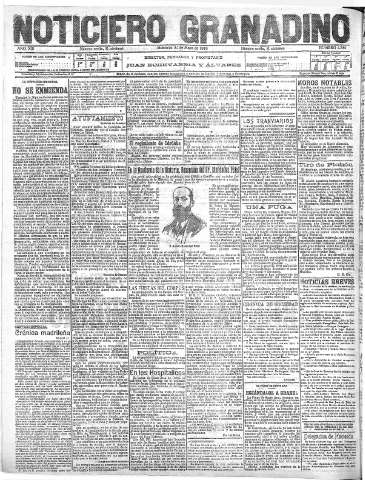 'Noticiero Granadino' - Año XIII Número 4389  - 1916 Mayo 24