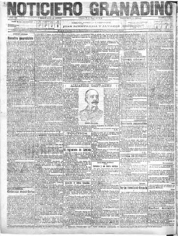 'Noticiero Granadino' - Año XIII Número 4391  - 1916 Mayo 26