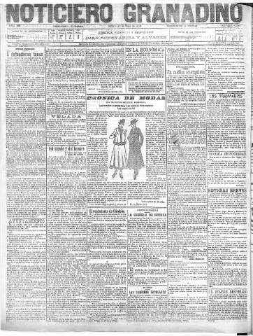 'Noticiero Granadino' - Año XIII Número 4392  - 1916 Mayo 27
