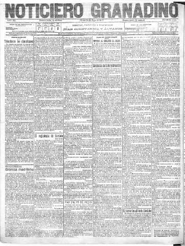 'Noticiero Granadino' - Año XIII Número 4395  - 1916 Mayo 30