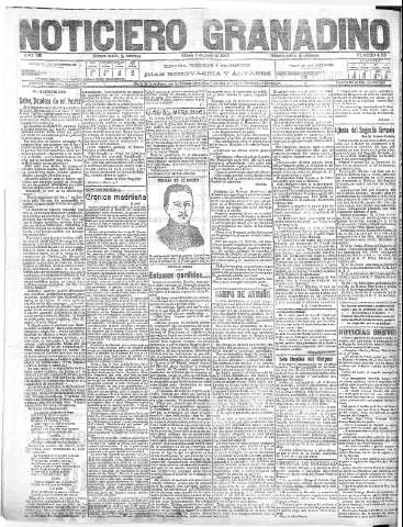 'Noticiero Granadino' - Año XIII Número 4399  - 1916 Junio 03