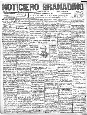 'Noticiero Granadino' - Año XIII Número 4400  - 1916 Junio 04