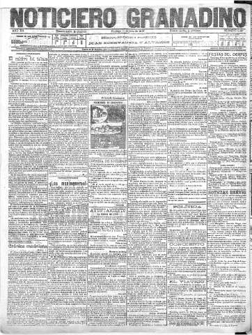 'Noticiero Granadino' - Año XIII Número 4407  - 1916 Junio 11