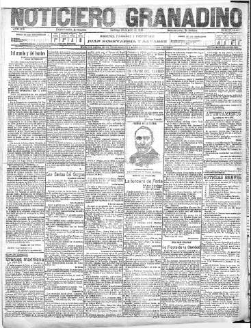 'Noticiero Granadino' - Año XIII Número 4421  - 1916 Junio 25