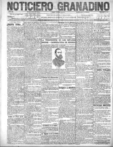 'Noticiero Granadino' - Año XIII Número 4444  - 1916 Julio 18