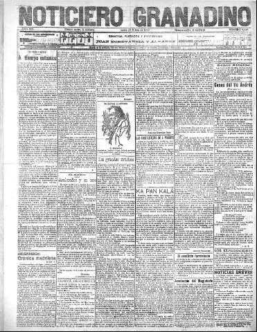 'Noticiero Granadino' - Año XIII Número 4446  - 1916 Julio 20