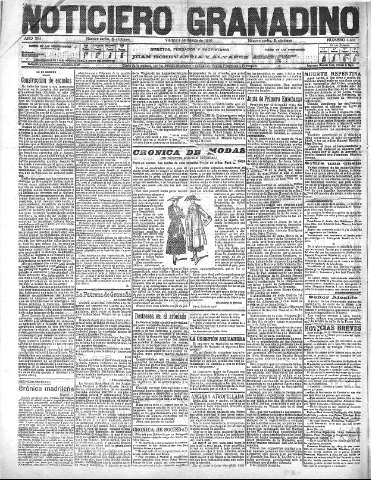 'Noticiero Granadino' - Año XIII Número 4461  - 1916 Agosto 04