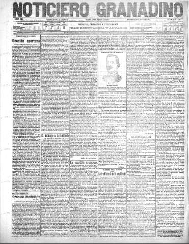 'Noticiero Granadino' - Año XIII Número 4472  - 1916 Agosto 15