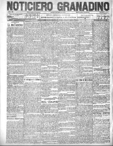 'Noticiero Granadino' - Año XIII Número 4474  - 1916 Agosto 17