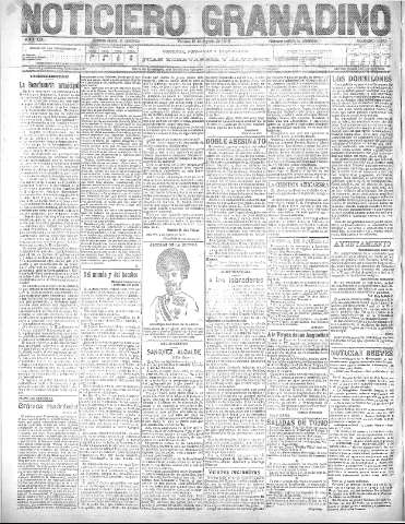 'Noticiero Granadino' - Año XIII Número 4475  - 1916 Agosto 18