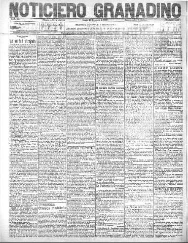 'Noticiero Granadino' - Año XIII Número 4479  - 1916 Agosto 22