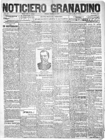 'Noticiero Granadino' - Año XIV Número 4603  - 1917 Enero 10