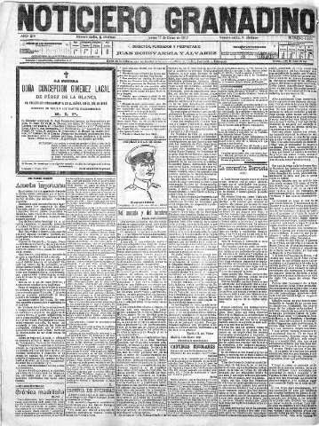 'Noticiero Granadino' - Año XIV Número 4604  - 1917 Enero 11