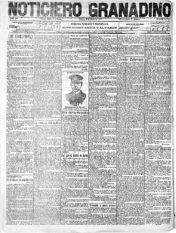 'Noticiero Granadino' - Año XIV Número 4612  - 1917 Enero 19