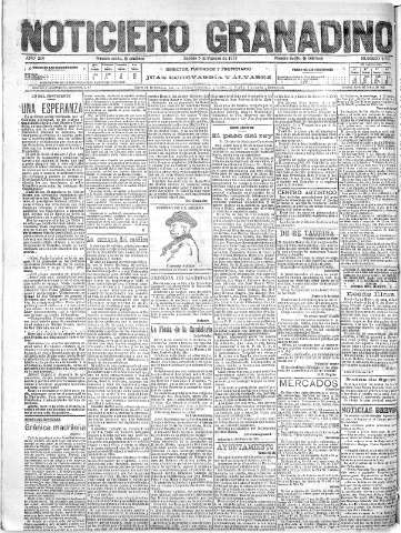 'Noticiero Granadino' - Año XIV Número 4627  - 1917 Febrero 03