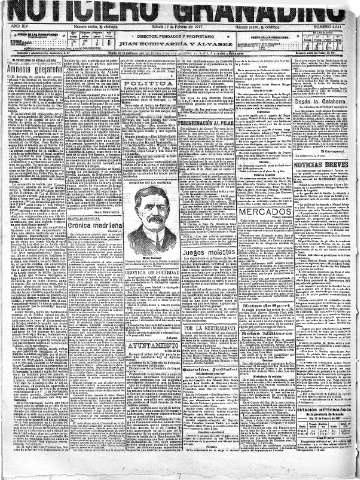 'Noticiero Granadino' - Año XIV Número 4641  - 1917 Febrero 17
