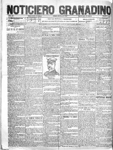 'Noticiero Granadino' - Año XIV Número 4655  - 1917 Marzo 03