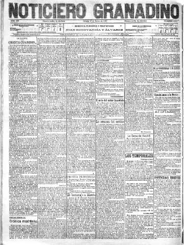 'Noticiero Granadino' - Año XIV Número 4669  - 1917 Marzo 17