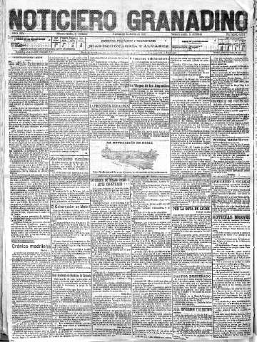 'Noticiero Granadino' - Año XIV Número 4675  - 1917 Marzo 23