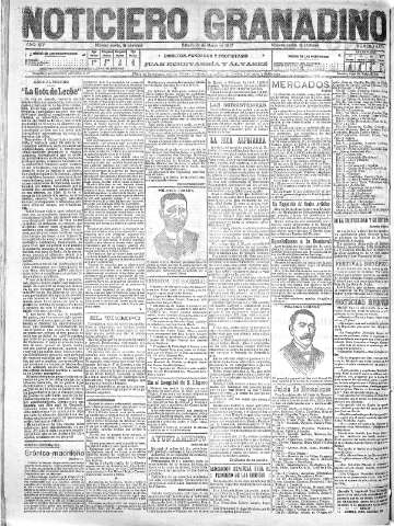 'Noticiero Granadino' - Año XIV Número 4676  - 1917 Marzo 24