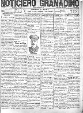 'Noticiero Granadino' - Año XIV Número 4872  - 1917 Octubre 09