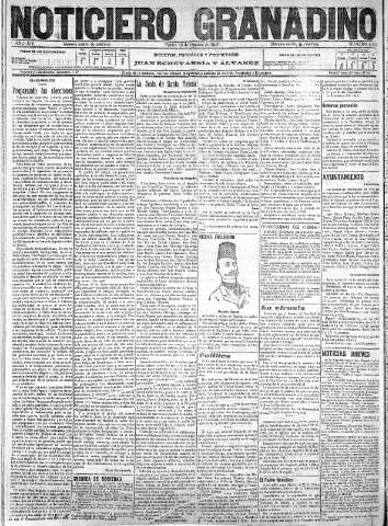 'Noticiero Granadino' - Año XIV Número 4879  - 1917 Octubre 16