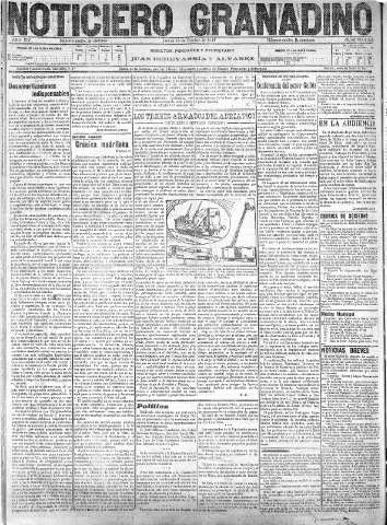 'Noticiero Granadino' - Año XIV Número 4881  - 1917 Octubre 18