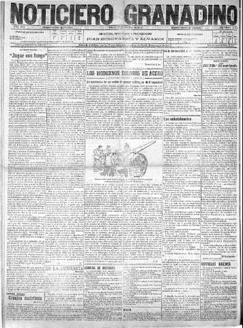 'Noticiero Granadino' - Año XIV Número 4890  - 1917 Octubre 27