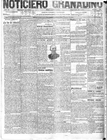 'Noticiero Granadino' - Año XV Número 4961  - 1918 Enero 05