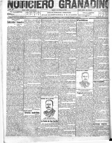 'Noticiero Granadino' - Año XV Número 4987  - 1918 Febrero 02