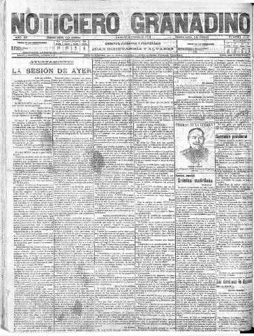 'Noticiero Granadino' - Año XV Número 5013  - 1918 Febrero 28