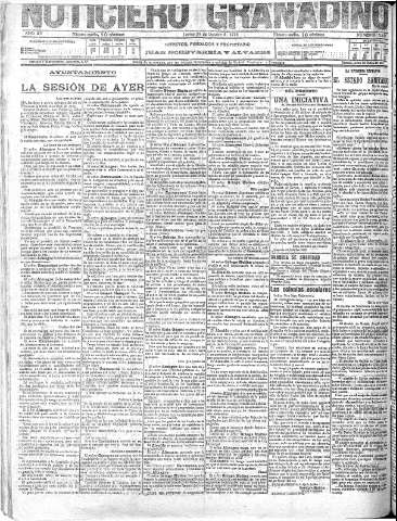 'Noticiero Granadino' - Año XV Número 5248  - 1918 Octubre 24