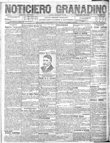 'Noticiero Granadino' - Año XV Número 5268  - 1918 Noviembre 12