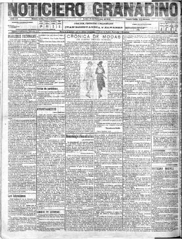 'Noticiero Granadino' - Año XV Número 5274  - 1918 Noviembre 18