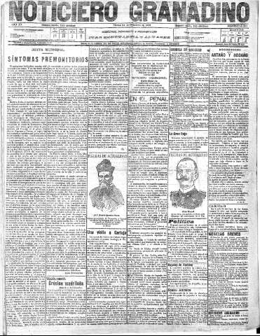 'Noticiero Granadino' - Año XV Número 5310  - 1918 Diciembre 24