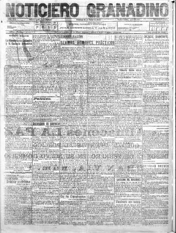 'Noticiero Granadino' - Año XVI Número 5390  - 1919 Marzo 16