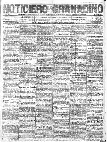 'Noticiero Granadino' - Año XVII Número 5651  - 1920 Enero 24