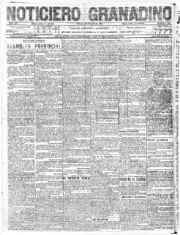 'Noticiero Granadino' - Año XVII Número 5654  - 1920 Enero 28