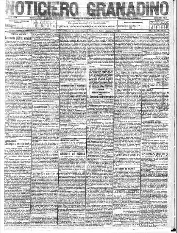 'Noticiero Granadino' - Año XVII Número 5670  - 1920 Febrero 15