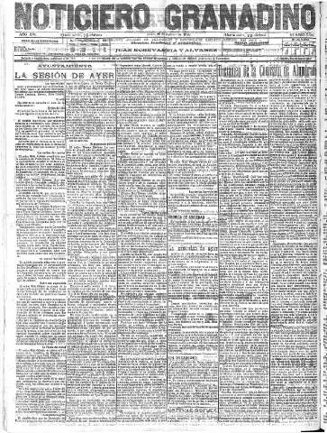 'Noticiero Granadino' - Año XVII Número 5679  - 1920 Febrero 26
